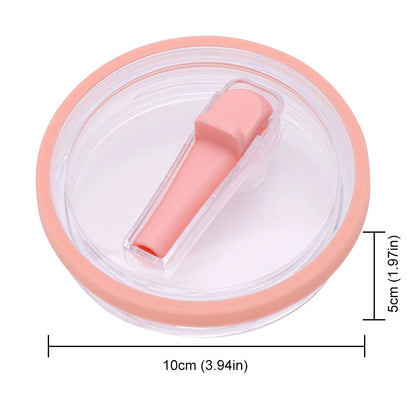 40Oz Tumbler Flip Straw Lid Replacement Spill Proof Resistant Tumbler Lid Reusable Spray Proof Tumbler Cover for stanley Cug