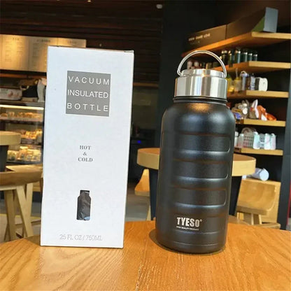 Tyeso Double Stainless Steel Thermos Mug Portable Sport Vacuum Flask Large Capacity Thermal Water Bottle Tumbler Drinks Cup