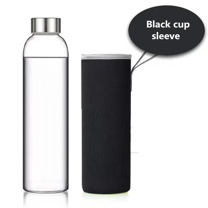 550ml Travel bottle Car Shatterproof hand Portable Glass Water Bottle new arrival Worldwide Store
