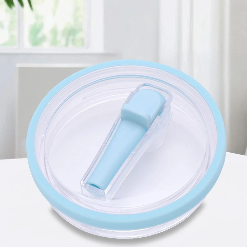 40Oz Tumbler Flip Straw Lid Replacement Spill Proof Resistant Tumbler Lid Reusable Spray Proof Tumbler Cover for stanley Cug