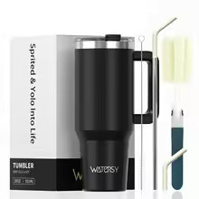 30/40oz Tumbler With Handle and Straw Large Capacity Stainless Steel Thermal Cup for Coffee Double Vacuum Insulated Mug