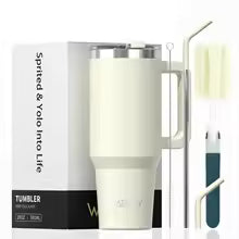 30/40oz Tumbler With Handle and Straw Large Capacity Stainless Steel Thermal Cup for Coffee Double Vacuum Insulated Mug