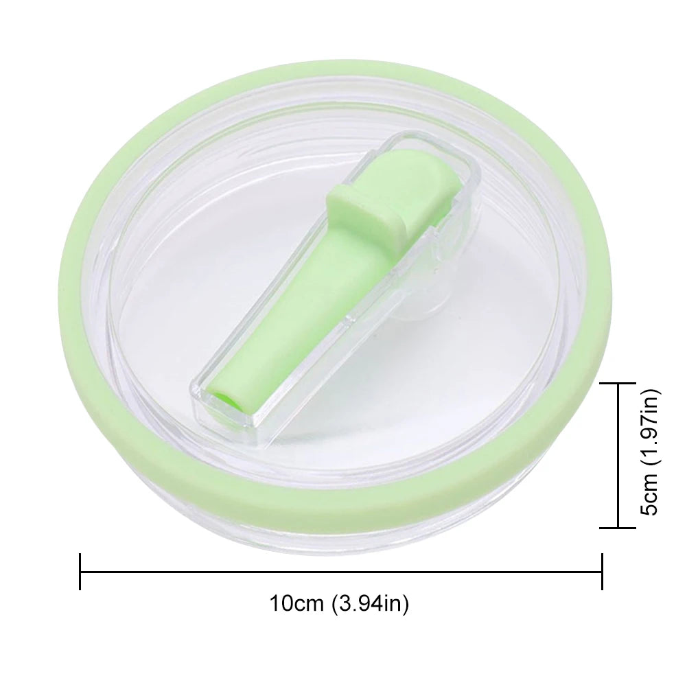 40Oz Tumbler Flip Straw Lid Replacement Spill Proof Resistant Tumbler Lid Reusable Spray Proof Tumbler Cover for stanley Cug