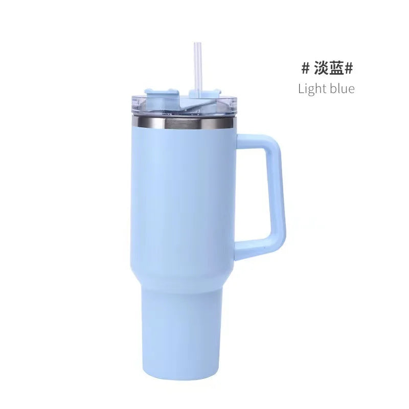 6pack US Warehouse 40oz  Stainless Steel  Double Wall Keep Cold For A Long Time With Handle  Wholesale Bluk Tumbler