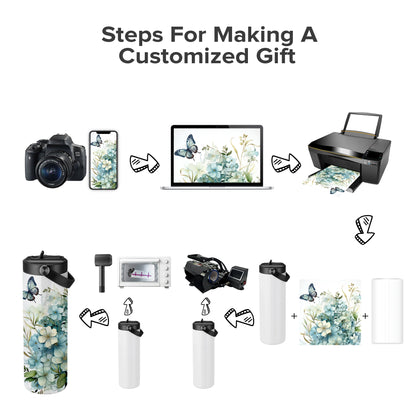 12/25 Pack 20OZ Sublimation Blanks Tumbler, Vacuum Flap With Flip nozzle, Perfect for Fitness Travel and Sports water Bottles