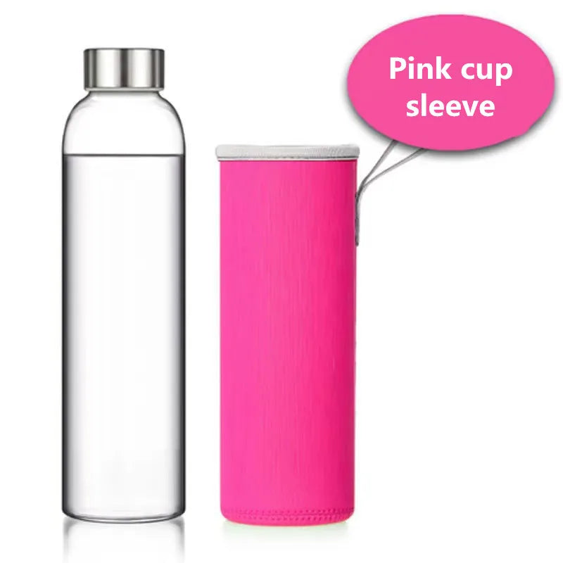 550ml Travel bottle Car Shatterproof hand Portable Glass Water Bottle new arrival Worldwide Store