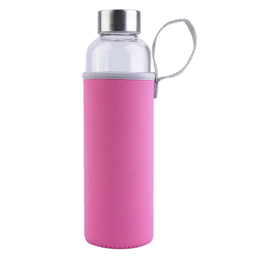 550ml Travel bottle Car Shatterproof hand Portable Glass Water Bottle new arrival Worldwide Store